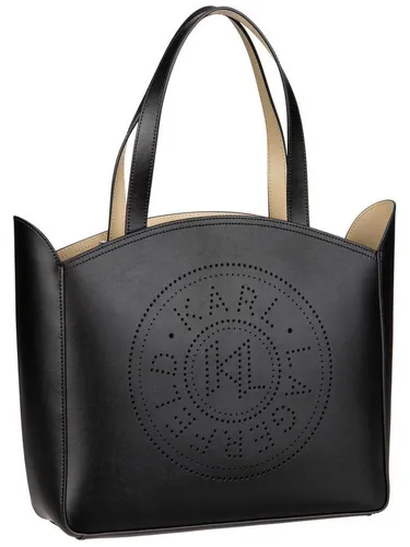 KARL LAGERFELD Shopper K/Circle MD Zip - Eleganter Shopper aus hochwertigem Rindleder, ideal für den täglichen Gebrauch mit zeitlosem Design und stilvollem Look.