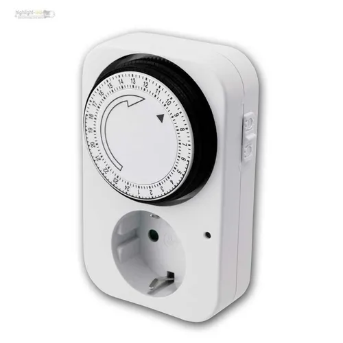 Mechanische Zeitschaltuhr Analog, Zeitschalter, Schaltuhr-Steckdose 230V 3500W