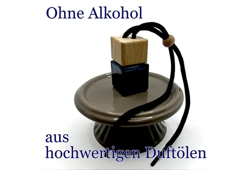 WonderWax Raumduft WonderWax® Auto Duft Quadrat Schwarz braun 8 ml, (Gezuckerte Beeren), Duftrichtung: Gezuckerte Beeren