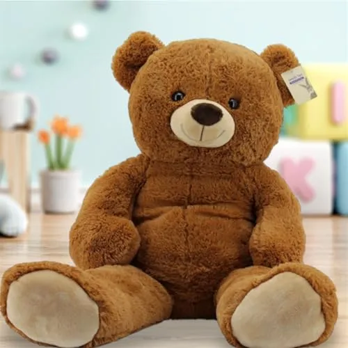 Sweety Toys 10189 Kuscheltier Teddy Bär 100 cm - Stofftier & Teddybär, flauschiger 100 cm Plüschbär, ideal zum Kuscheln für Kinder jeden Alters, antiallergisch und waschbar bei 30 Grad.