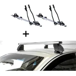 Fahrradträger SAGITTAR + Dachträger K1 PRO Aluminium für Dr Dr 3 (5Türer) - Set aus 2 hochwertigen Fahrradträgern und Dachträgern für Dr Dr 3 (5Türer) ab 16. Leichte Montage, stabiler Transport für alle Fahrradtypen, inklusive umfassendem Zubehör.