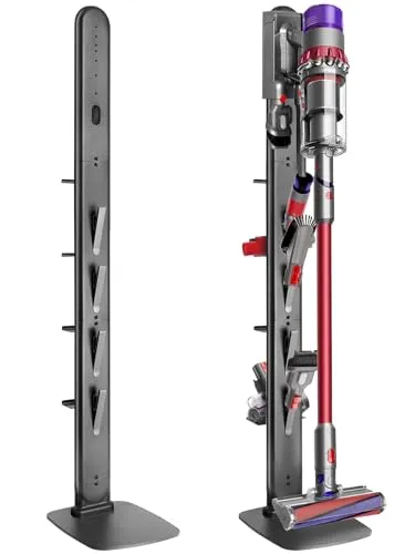 JUPELI Staubsauger Ständer für Dyson V16/Gen5/V15/V12 mit 4 Ablagen