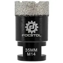 Fliesenbohrer Diamant Lochsäge M14 35mm für Keramik und Porzellan - Präzise Fliesenbohrer Diamant Lochsäge M14 mit 35mm Durchmesser. Ideal für sauberes Bohren in Keramik und Porzellan – ohne Risse. Vakuumgelötete Technologie für langlebige Leistung und effektive Wärmeableitung.
