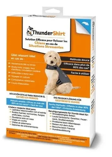 THUNDERSHIRT® Hunde-Beruhigungsweste, Grau