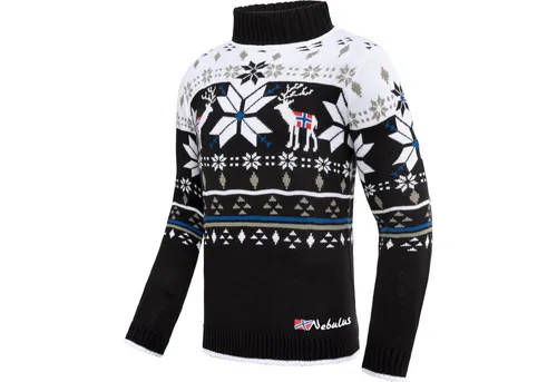 Nebulus Pullover & Shorts STAG, P6171 - Herren, schwarz-weiß, 3XL