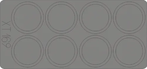 MW22 EDUARD XT169 RSO PAK 40/4 75MM WHEEL MASKS MASK for DRAGON