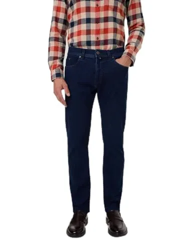 Pierre Cardin Herren Jeans PC-Lyon - Tapered Fit in Dark Blue Stonewash - Moderne Jeans im Tapered Fit mit hochelastischem Futureflex für optimalen Tragekomfort. Ideal für lässige Outfits und vielseitig kombinierbar.