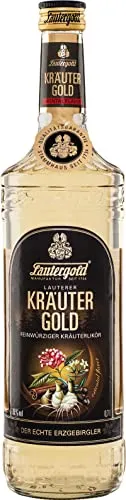 Lauterer Kräutergold 35% vol. 0,7l Kräuterlikör ohne Farbstoff aus dem Erzgebirge