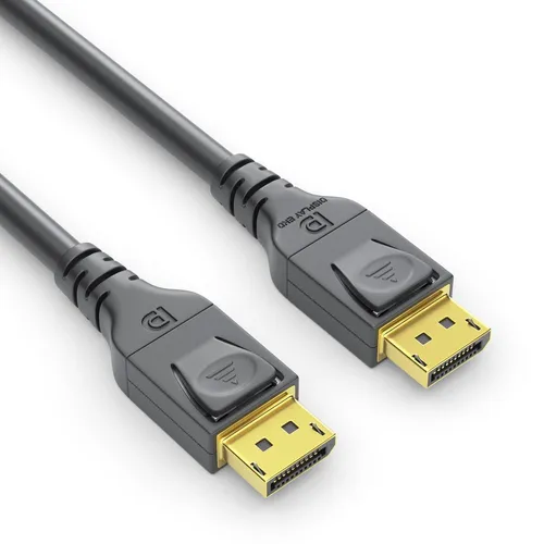 PureLink PureInstall DisplayPort-Kabel 10 m - DisplayPort-Kabel 1.4 mit Unterstützung für 4K 120 Hz und 8K 60 Hz, ideal für hochauflösende Videoübertragungen und Heimkino-Erlebnisse.