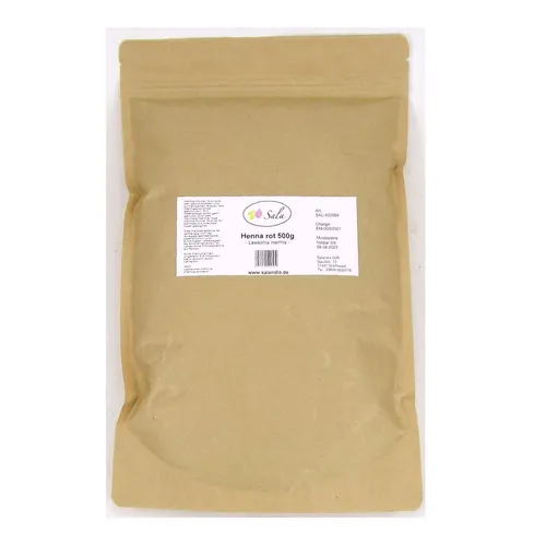 Sala Henna Pulver Hennapulver Rot 500 g Beutel