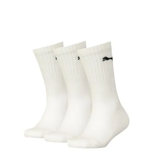 Puma Unisex Kinder Crew Socken, Weiß, 38 EU