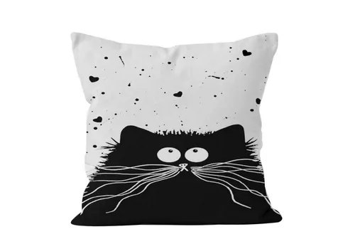 maDDma Dekokissen 1 Kissenhülle Katzenfreund, Motiv Katze 3