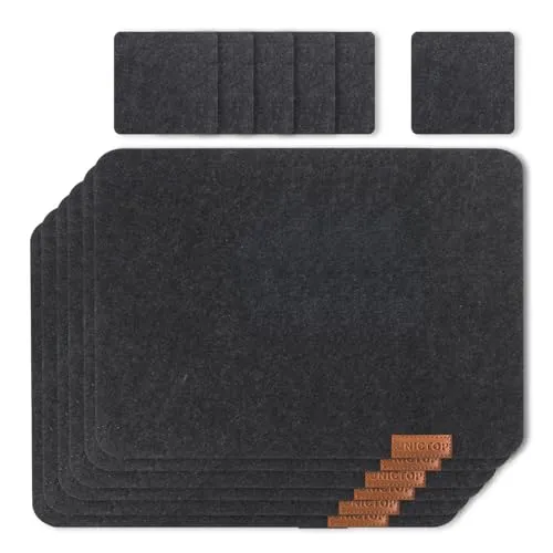Tischsets Grau von Unictop