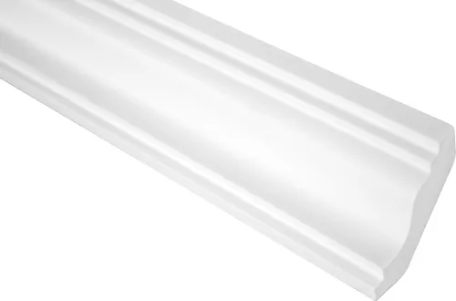 Hexim Stuckleiste P829, 20 Meter - Moderne Deckenleisten aus PU Hartschaum - Deckenleisten aus hochwertigem Polyurethan, feuchtigkeitsbeständig und einfach zu montieren. Ideal für jeden Raum, sorgt für einen eleganten Übergang zwischen Wand und Decke.