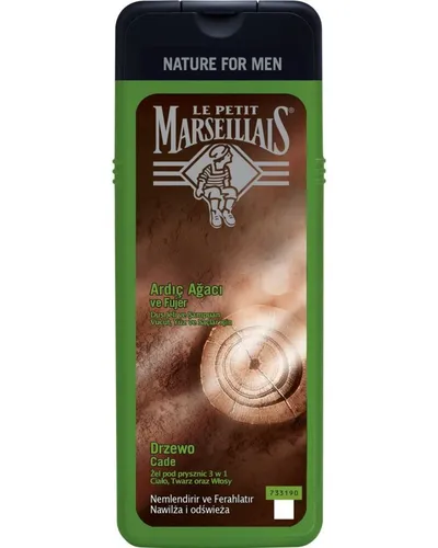 Le Petit Marseillais Duschgel 3 in1 Cade-Baum Duschcreme Gel Showergel 400 ml