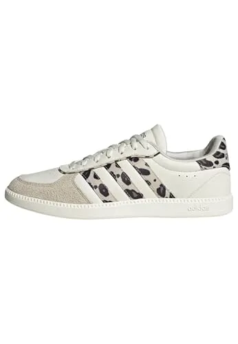 adidas Damen Breaknet Sleek Shoes, core White/Crystal Linen/Khaki Six, 42 EU
