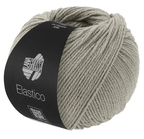 LANA GROSSA ELASTICO Häkelwolle, 160 m (extraweiches Baumwollgarn mit leichtem Stretch-Anteil), 50 g