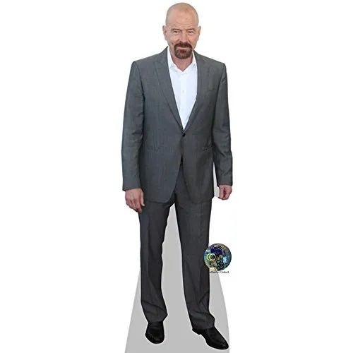 Bryan Cranston (Grey) Mini Cardboard Cutout