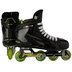 Bauer Elite Senior Inlineskates Torwart 10 (EU45.5) - Hochwertige Inlineskates für Torwarte in Größe 10 (EU45.5), bieten exzellenten Komfort und Beweglichkeit für ein optimales Spielerlebnis.