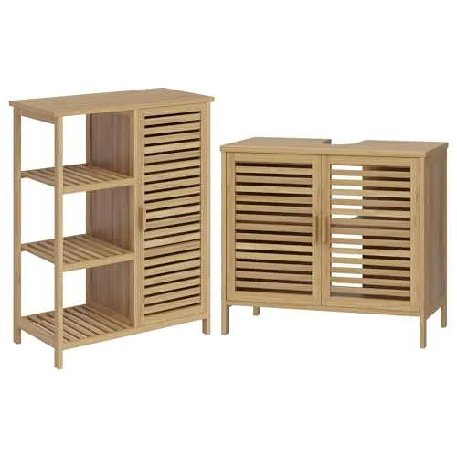 Bellamio Badezimmermöbel Set Newa in beige von Bellamio