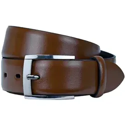 LLOYD Men’s Belts Ledergürtel LLOYD-Herren-Ledergürtel 35 mm Dorn-Schließe braun 100