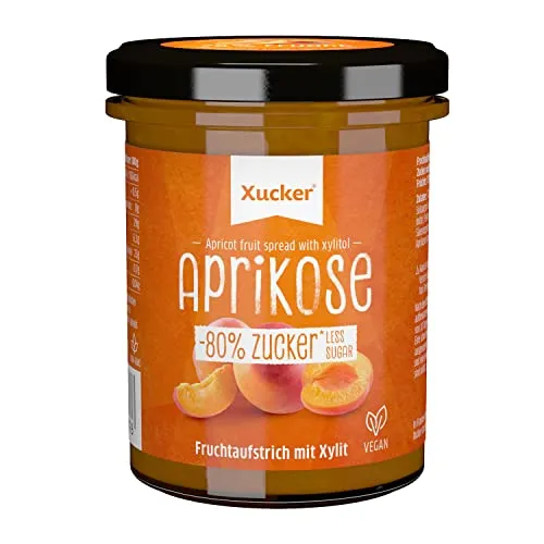 Xucker Fruchtaufstrich Aprikose mit Xylit