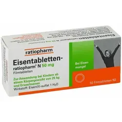 Eisentabletten-ratiopharm N 50 mg Filmtabletten