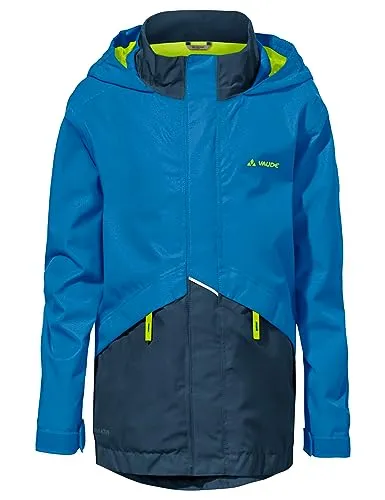 VAUDE Kids Escape Light Jacket III - Wasserdichte und atmungsaktive Kinder-Regenjacke für Alltag und Outdoor-Aktivitäten, leicht und kompakt für jeden Rucksack, umweltfreundlich und langlebig.