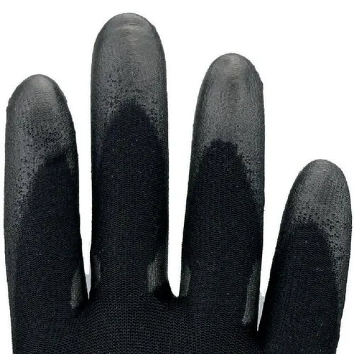 Handschuhe Gr.9 schwarz PA m.Soft-Polyurethan ASATEX