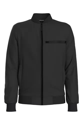 STRELLSON Blouson-Übergangsjacke Clearwater Flex (schwarz, Größe 52) - Stylische Übergangsjacke für Herren mit wind- und wasserfestem Material. Praktische Taschen und moderner Collegekragen machen sie zum idealen Begleiter für die Freizeit.
