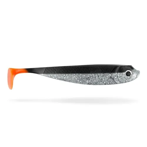 Lieblingsköder Gummifische zum Zanderangeln mit Gummifisch 10 cm, Farbe Lieblingsköder:Black Shadow 4