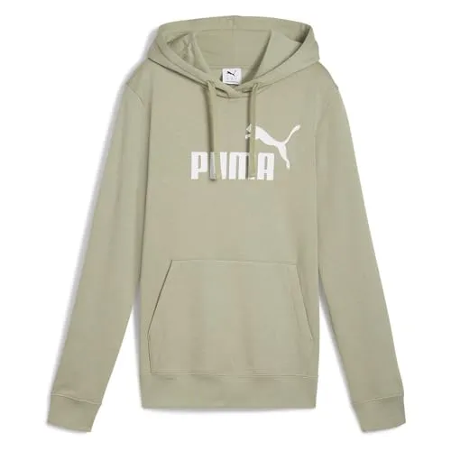 Puma Essentials No. 1 Logo Hoodie FL (s) lux army (82) S - Modischer Damenhoodie aus 50% recycelten Materialien, bietet hohen Tragekomfort und Nachhaltigkeit. Ideal für Alltag und Sport mit verstellbarer Kapuze und praktischer Kängurutasche.