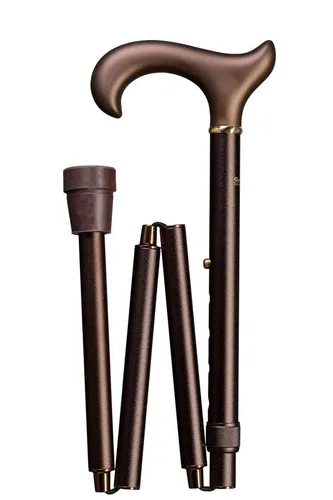 Stockshop Gehstock Gehstock Faltstock Softgrip-Ergonomic, eleganter ergonomischer Derbygr