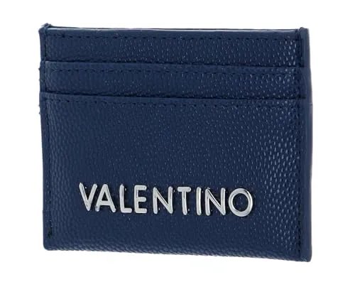 Valentino Womens 1R4-DIVINA Bi-Fold Wallet, BLU - Damen-Geldbörsen, stilvolle und elegante Bi-Fold Geldbörse mit hochwertiger Verarbeitung in edlem Blau.