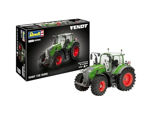 Revell Fendt 728 Vario Tractor Modellbausatz, 225 Teile, Level 2