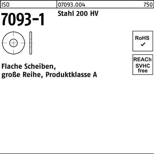 Reyher Scheiben ISO 7093 -1 Stahl 200 HV 12 (100 Stück)