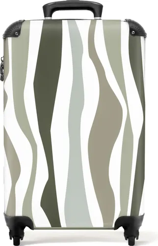 NoBoringSuitcases.com® Koffer Handgepäck Trolley Rollkoffer Kleine Reisekoffer mit 4 Rollen