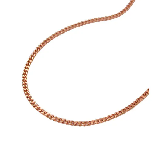 Panzerkette 1mm 14Kt Rotgold 50cm - Hochwertige 50cm lange Panzerkette aus 14Kt Rotgold mit einem Durchmesser von 1mm. Ideal für kleine Anhänger, langlebig und stilvoll im Alltag.