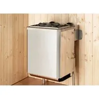 Weka Kompakt Saunaofen 9 kW mit integrierter Steuerung - Saunaöfen & Heizgeräte, leistungsstarker 9 kW Ofen für entspannende Saunagänge, inklusive praktischer integrierter Steuerung.