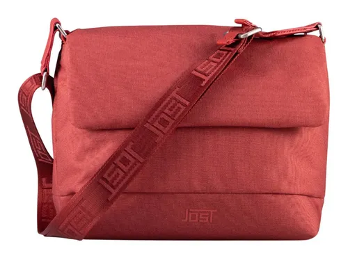 Jost Umhängetasche Crossbody Bag rot - Handtaschen, stilvolle und praktische Crossbody Bag in Rot mit verstellbarem Schulterriemen und Magnetverschluss für optimalen Komfort.