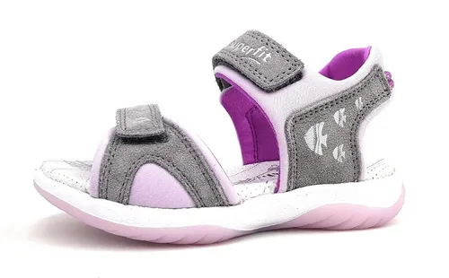Superfit Sandale grau 26 EU - Bequeme Sandale in Grau für Kinder, Größe 26 EU, mit praktischem Klettverschluss für einfaches An- und Ausziehen. Ideal für den Sommer und tägliche Abenteuer.