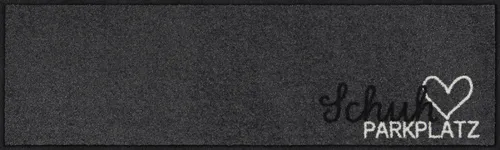 Salonloewe Fußmatte 30x100 cm - Schuhparkplatz pur silber - Tür- & Bodenmatten, waschmaschinengeeignet und ideal für Innen- und Außenbereiche, sorgt für saubere Eingänge und modernen Stil.