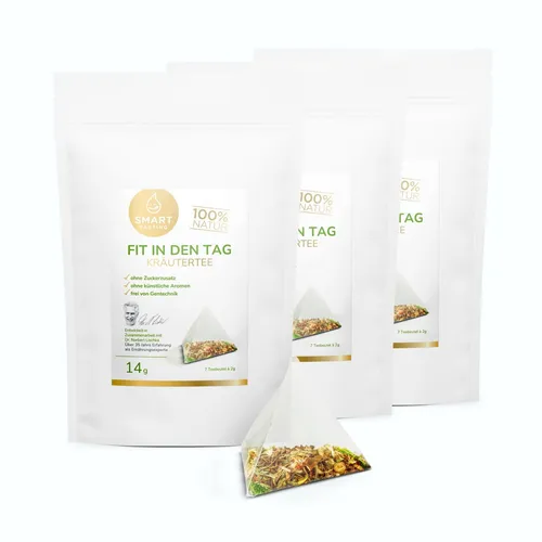 Smart Fasting® Kräutertee - Fit in den Tag - 100% Natur, vegan, hochwertig