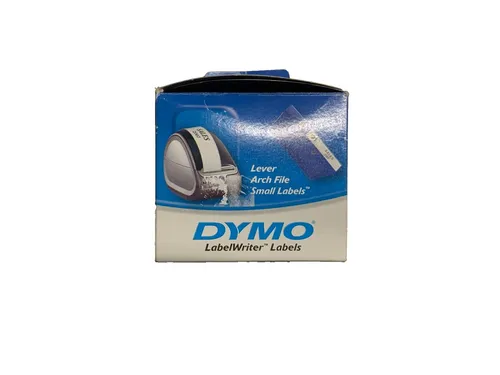 Dymo Etiketten 99018 - 38 x 190mm, 110 Stück, original und kompatibel mit Dymo Labelwriter 310-400 für professionelle Beschriftungen