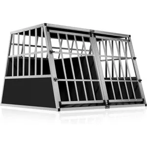 CADOCA Hundetransportbox Aluminium