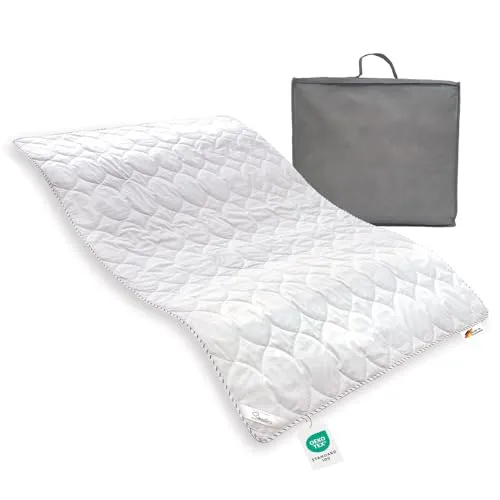 Leinen Sommerdecke 135x200 cm - Kühlende Bettdecke aus 60% Leinen und 40% Baumwolle, allergikergeeignet und bis 60° waschbar. Ideal für warme Sommernächte. Made in Germany.
