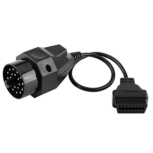 OBD2 Adapter Scanner Kabelstecker, Rund Diagnose OBD II Adapter - 20 Pin auf 16 Pin - für E36 E38 E39 E46 E53 X5 Z3