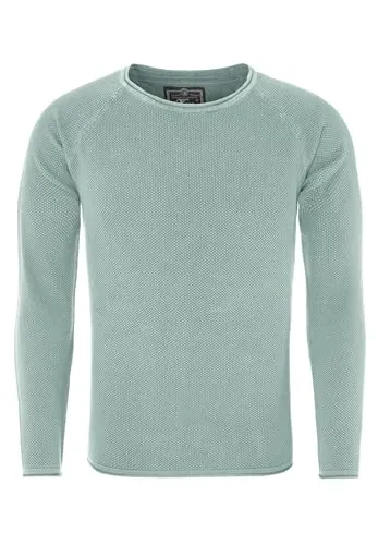 KEY LARGO Herren Thomas Rundhals Pullover Faded Moss (1541) von KEY LARGO