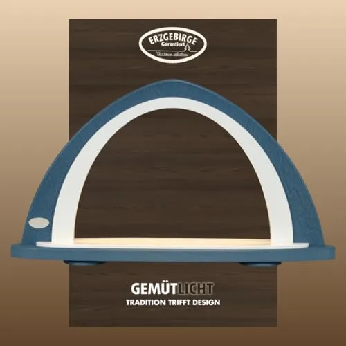 Weigla LED Lichterbogen zum Selberbestücken in blau von Weigla