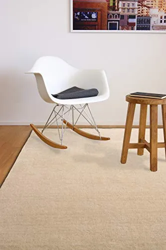 floor factory Gabbeh Teppich Karma beige 120x170 cm - handgefertigt aus 100% Schurwolle